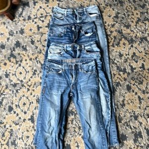 4 pair of American Eagle men’s jeans 29x32
